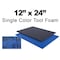 5S Supplies Tool Box Foam 12in x 24in 1/2 Thick Blue TBF-1224 -BLU - alternate 2